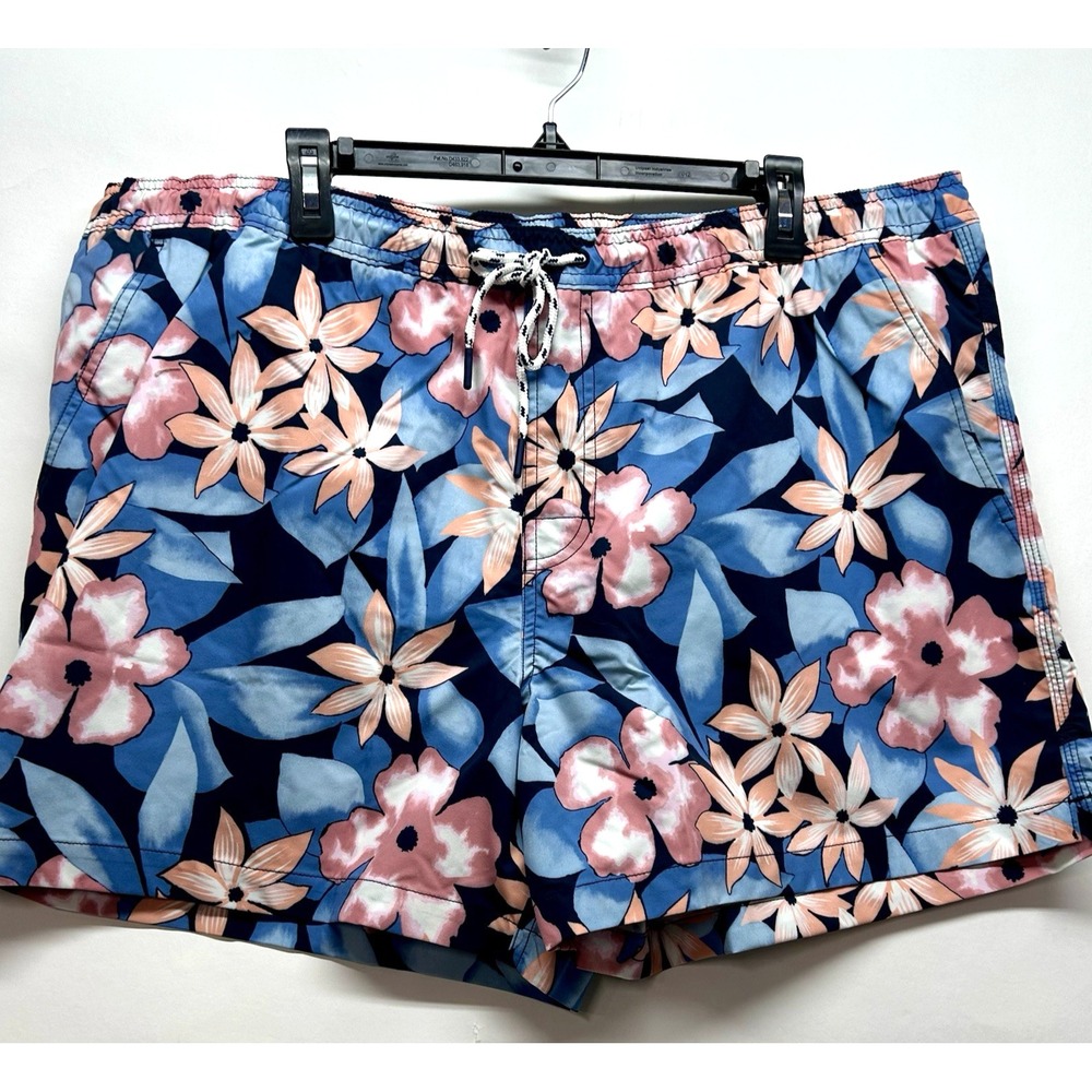 American Eagle Men's 2XL Multicolor Floral 5.5" Swim Trunks (B8)